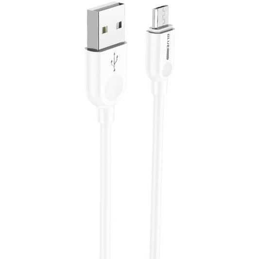 USB-A to microUSB Data and Charging Cable BLUE Power BM2BX14 LinkJet, 18W, 2m, White