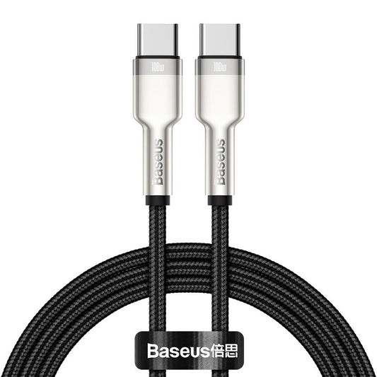 Cavo Dati e Ricarica USB-C - USB-C Baseus Cafule, 100W, 2m, Nero CATJK-D01