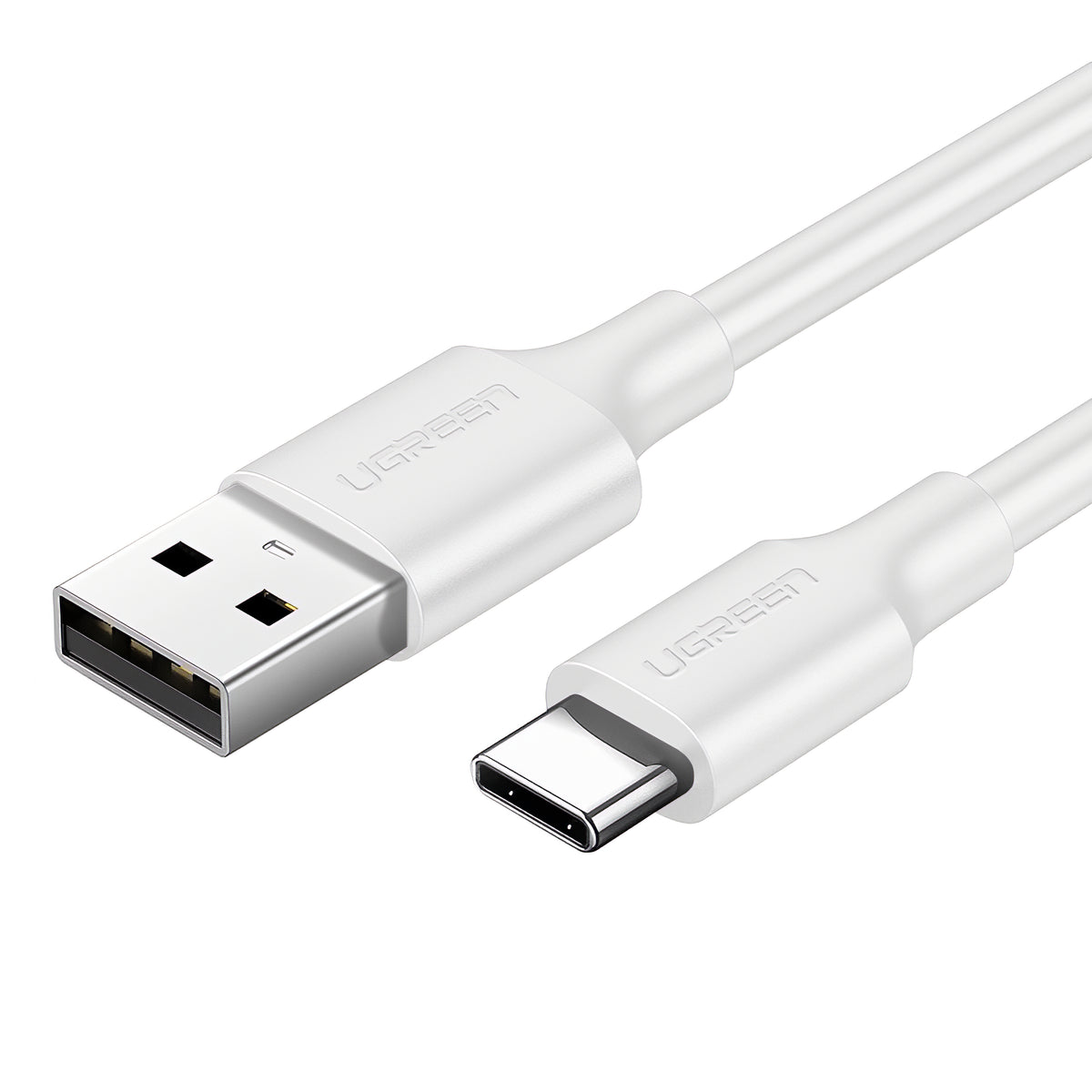 UGREEN US287 USB-A to USB-C Data and Charging Cable, 18W, 2m, White