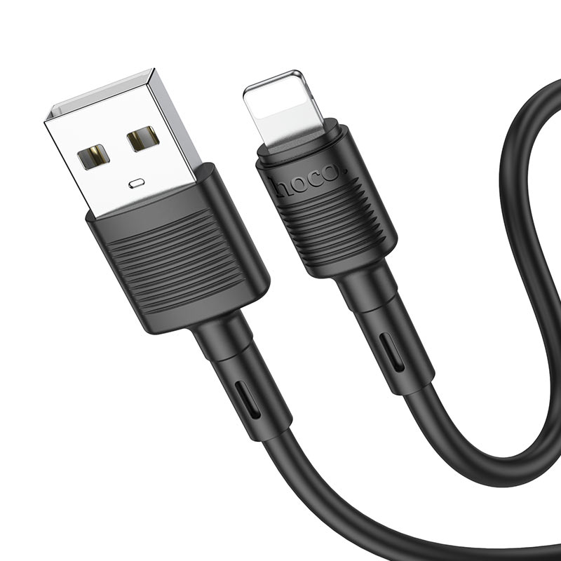 Cavo Dati e Ricarica USB-A - Lightning HOCO X83 Victory, 18W, 1m, Nero