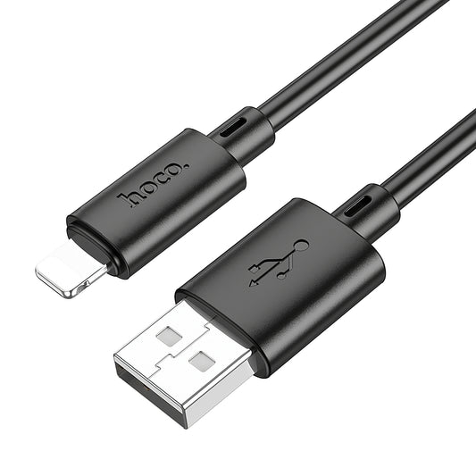 Cavo dati e ricarica USB-A - Lightning HOCO X88, 18W, 1m, nero
