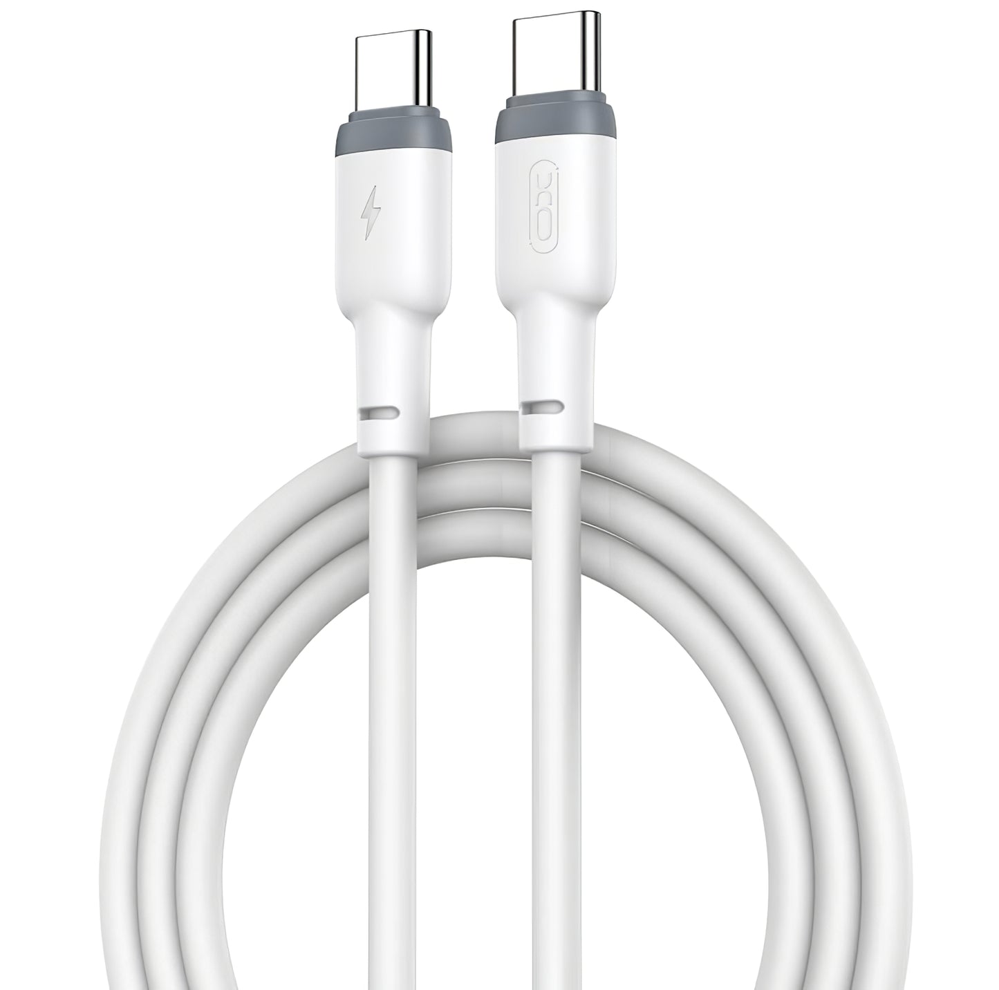 Cavo dati e ricarica USB-C - USB-C XO Design NB208B, 60W, 1m, bianco