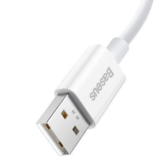 Cavo dati e ricarica USB-A - USB-C Baseus Serie Superior, 65W, 1m, bianco CAYS000902