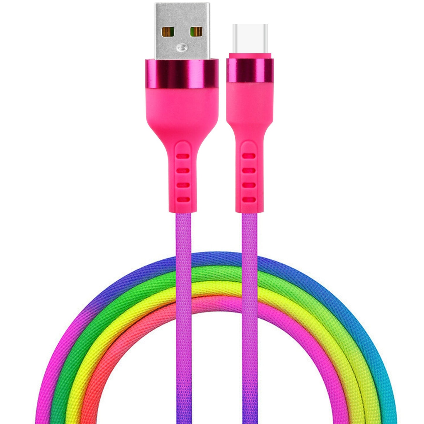Cavo Dati e Ricarica USB-A - USB-C Setty, 18W, 1.2m, Multicolore