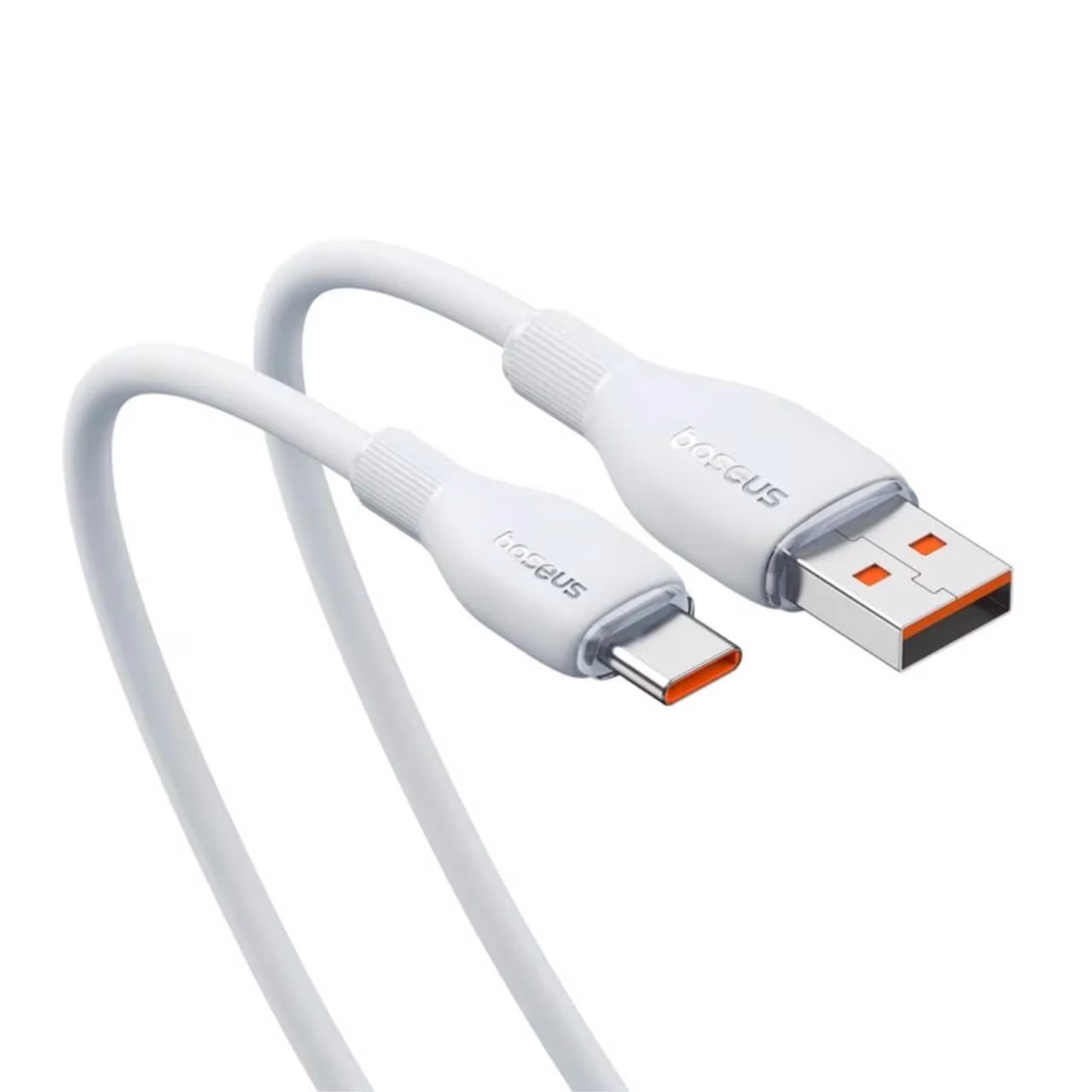 Cavo Dati e Ricarica USB-A - USB-C Baseus Pudding, 100W, 1.2m, Bianco