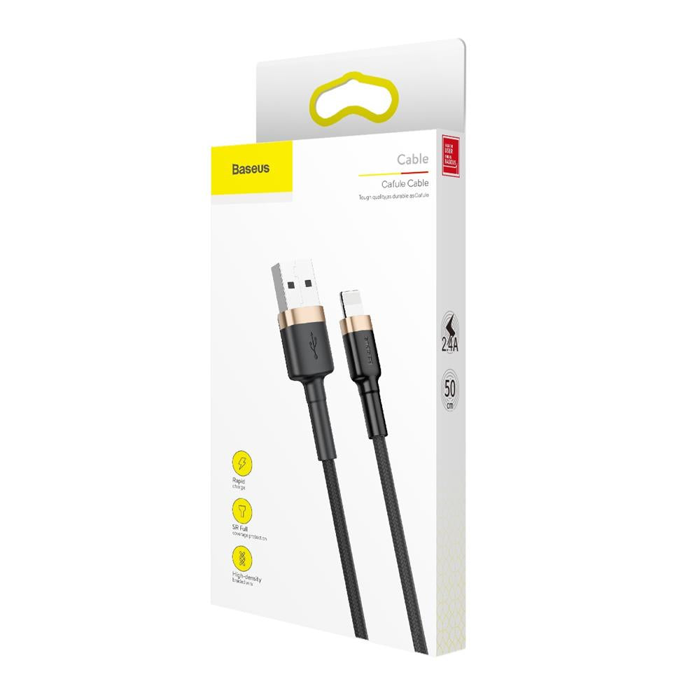 Cavo Dati e Ricarica USB-A - Lightning Baseus Cafule, 18W, 1m, Dorato