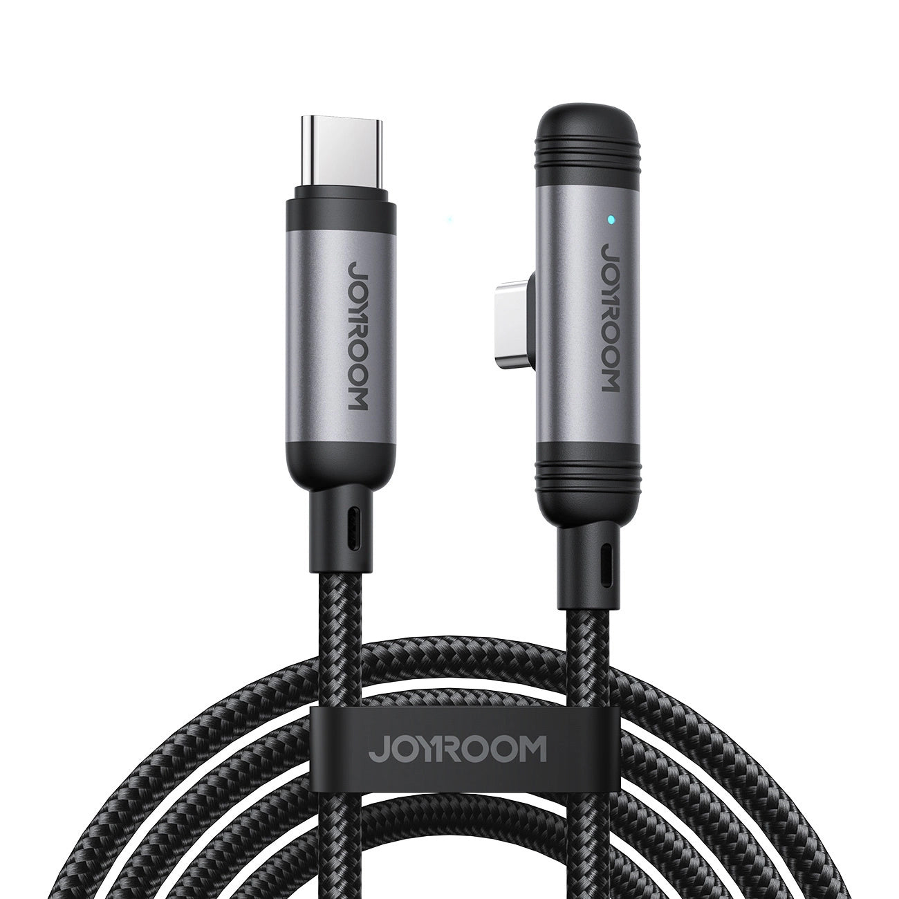 Cavo Dati e Ricarica USB-C - USB-C Joyroom S-A56 EnjoyX Angled, 60W, 1.2m, Nero
