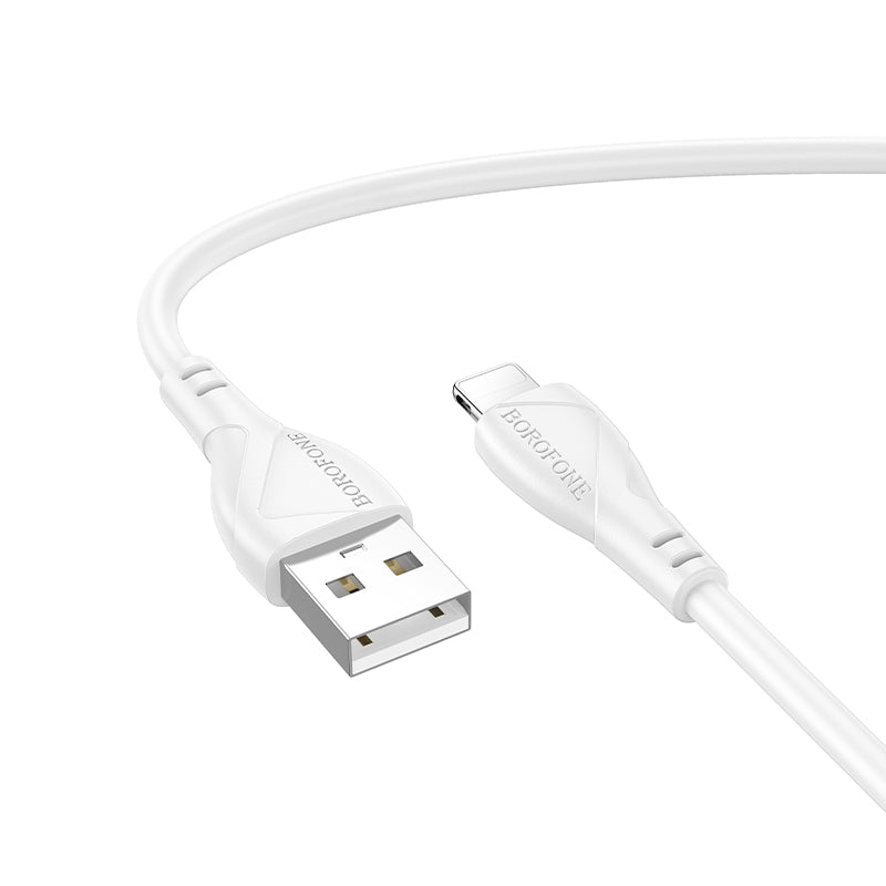 Cavo Dati e Ricarica USB-A - Lightning Borofone BX121 Energy, 18W, 1m, Bianco