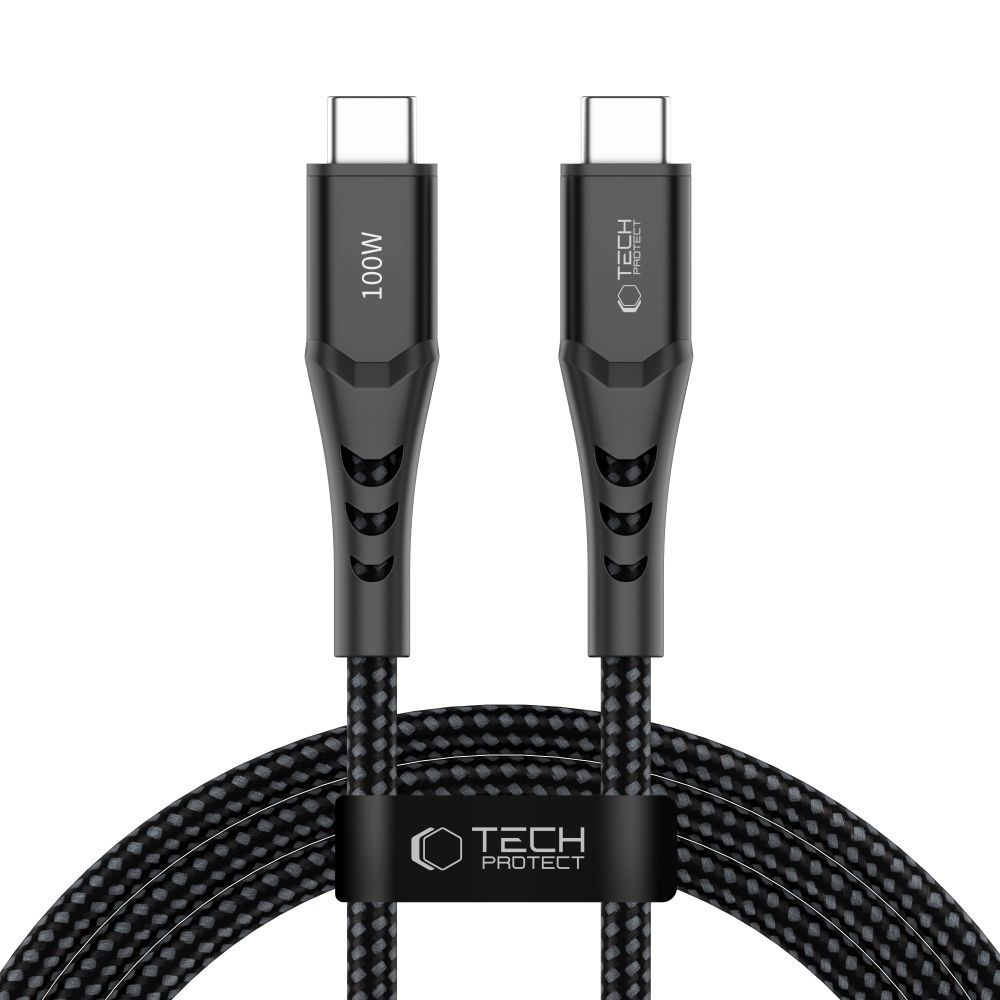 Cavo Dati e Ricarica USB-C - USB-C Tech-Protect UB11T Ultraboost, 100W, 2m, Nero