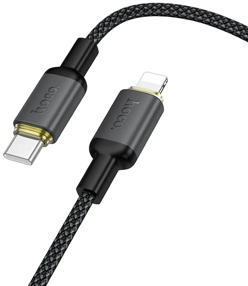 Cavo Dati e Ricarica USB-C - Lightning HOCO X128 Benefit, 30W, 1m, Nero