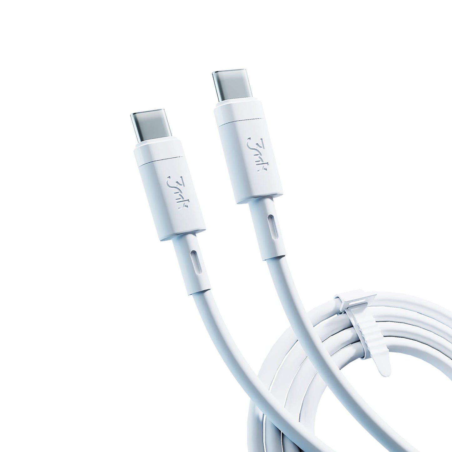 Cavo Dati e Ricarica USB-C - USB-C 3MK Hyper Silicone, 60W, 1m, Bianco