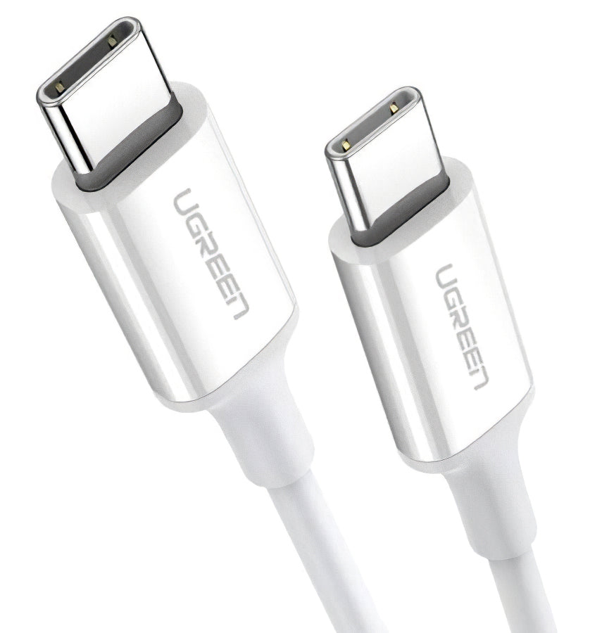 Cavo dati e ricarica USB-C - USB-C UGREEN US264, 60W, 1m, Bianco