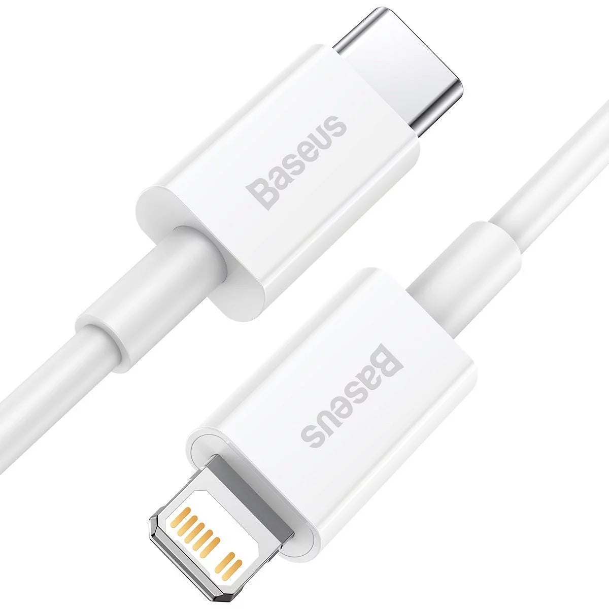 Cavo dati e ricarica USB-C - Lightning Baseus Serie Superior, 20W, 1,5 m, bianco CATLYS-B02
