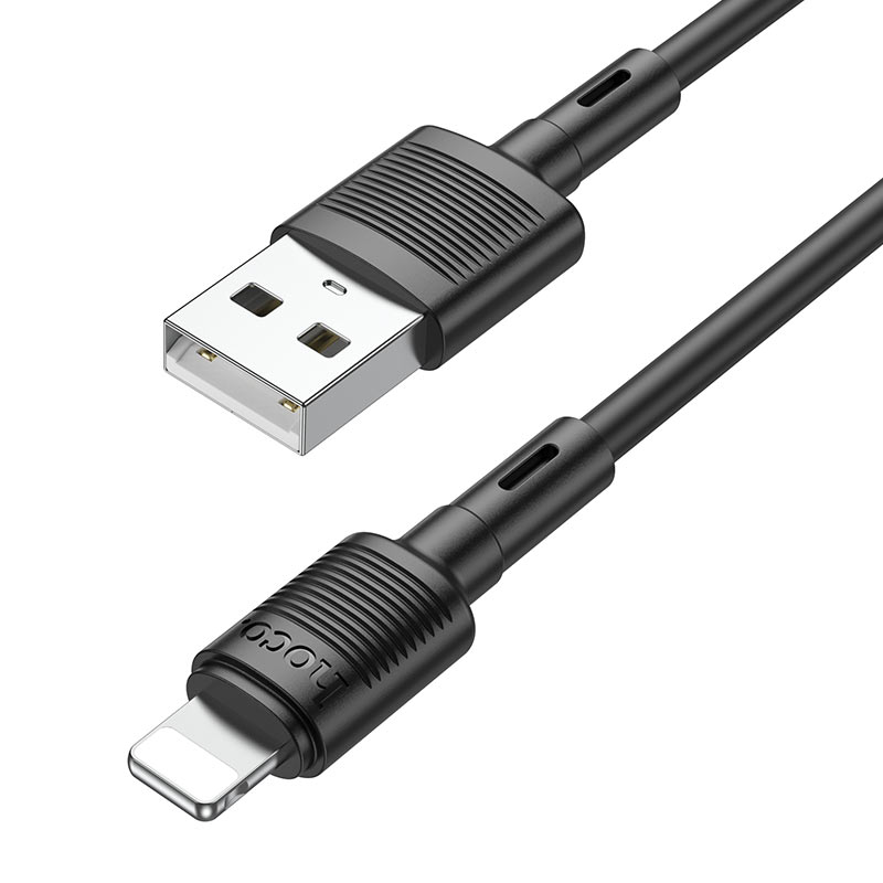 Cavo Dati e Ricarica USB-A - Lightning HOCO X83 Victory, 18W, 1m, Nero
