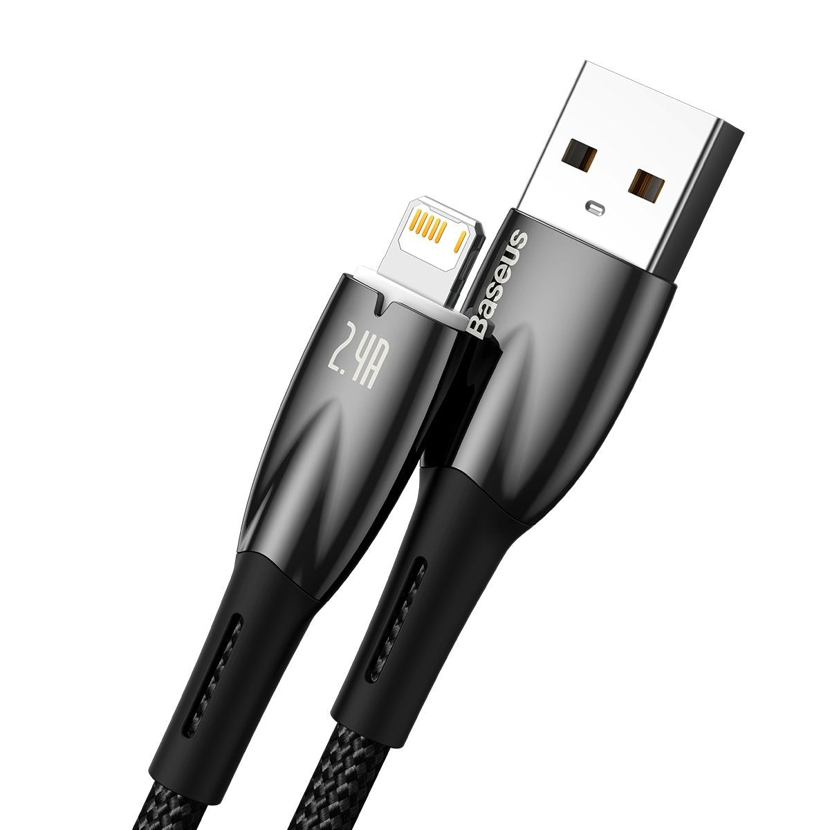 Cavo di ricarica e dati USB-A - Lightning di Baseus Glimmer Series, 20W, 2m, nero