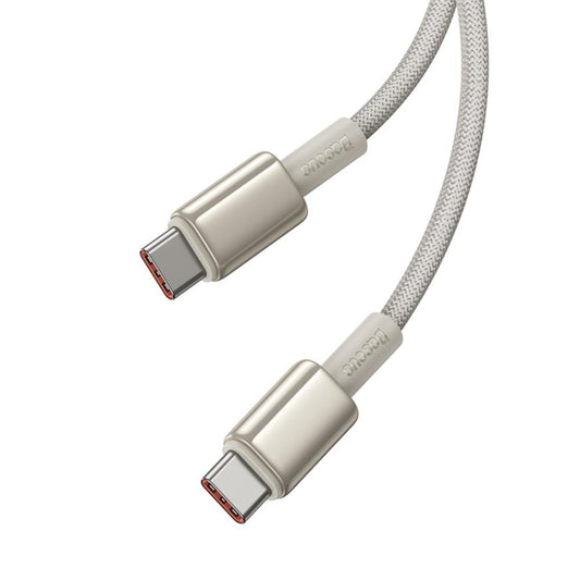Cavo Dati e Ricarica USB-C - USB-C Baseus Tungsten Gold, 100W, 1m, Oro P10319800G21-00