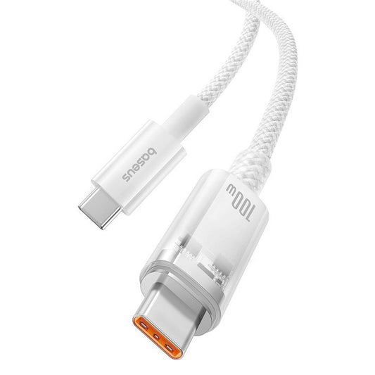 Cavo Dati e Ricarica USB-C - USB-C Baseus Explorer, 100W, 2m, Bianco P10319703221-01