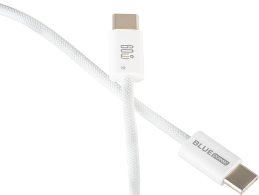 Cavo Dati e Ricarica USB-C - USB-C Blue Power NB-Q273, 60W, 1m, Bianco