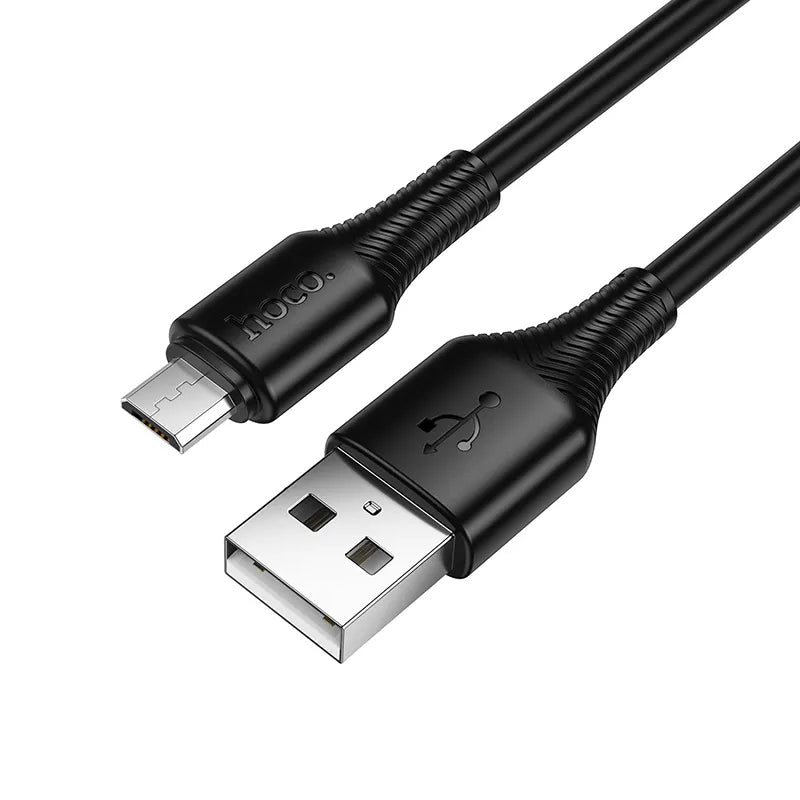 Cavo Dati e Ricarica USB-A - microUSB HOCO X120, 18W, 1m, Nero