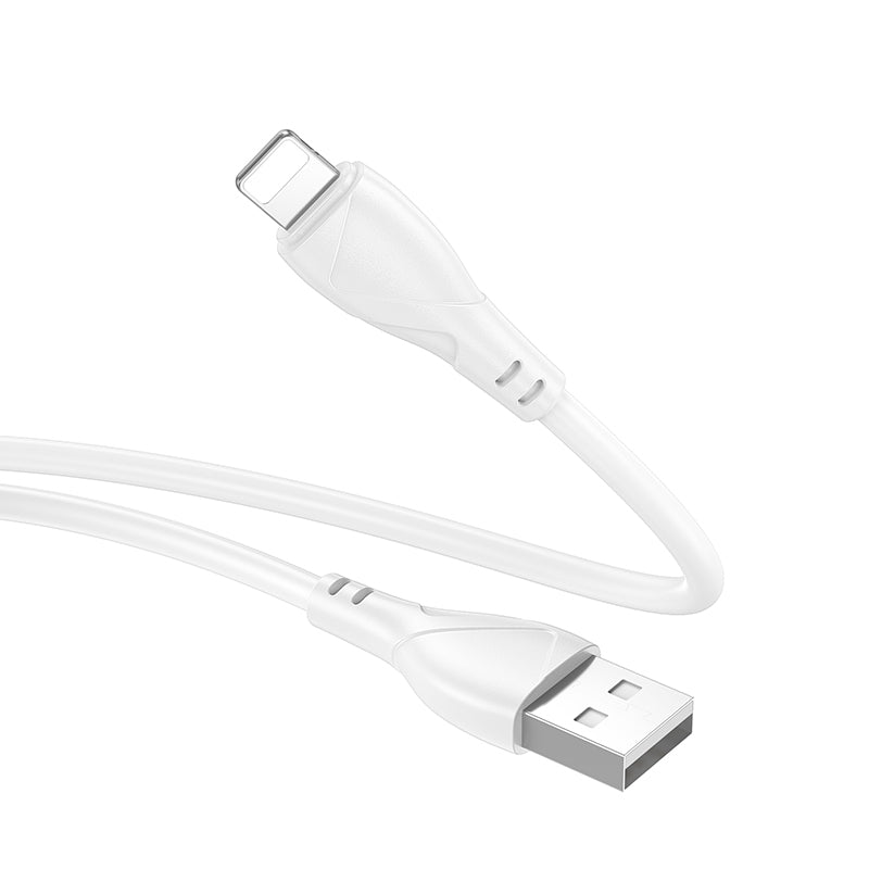 Cavo Dati e Ricarica USB-A - Lightning Borofone BX121 Energy, 18W, 1m, Bianco