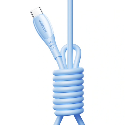 Cavo Dati e Ricarica USB-C - Lightning Joyroom S-A59 Vibrant, 30W, 1.2m, Blu