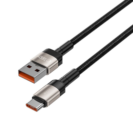 Cavo Dati e Ricarica USB-A - USB-C Tech-Protect Ultraboost EVO, 100W, 1m, Argento