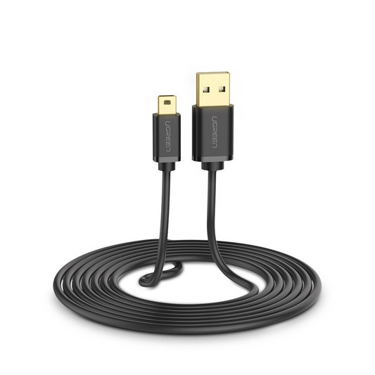 Cavo Dati e Ricarica USB-A - miniUSB UGREEN US132, 3m, Nero
