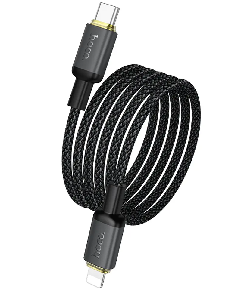 Cavo Dati e Ricarica USB-C - Lightning HOCO X128 Benefit, 30W, 1m, Nero