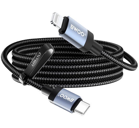 Cavo Dati e Ricarica USB-C - Lightning BWOO BO-X401CL, 30W, 1m, Nero