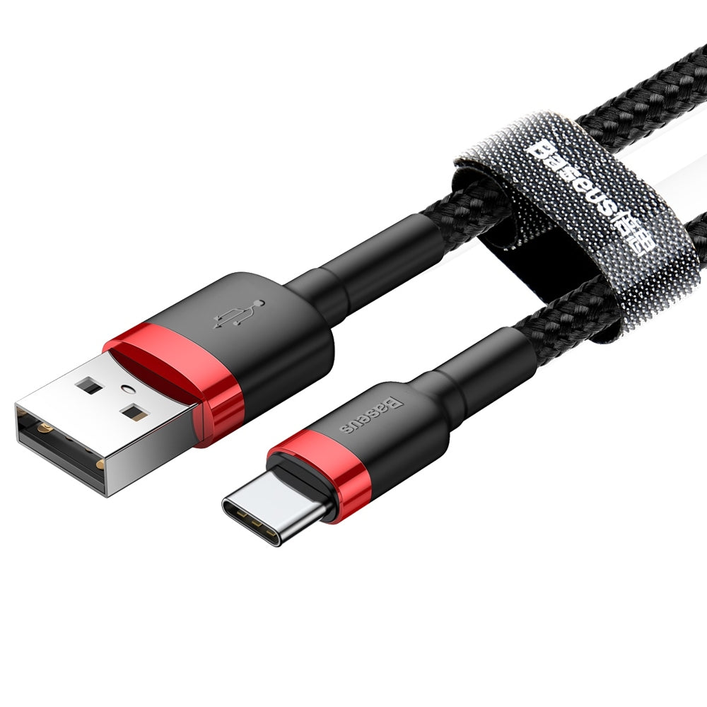 Cavo Dati e Ricarica USB-A - USB-C Baseus Cafule, 60W, 1m, Rosso CATKLF-B91