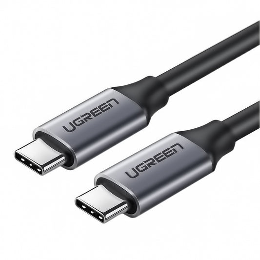 Cavo dati e ricarica USB-C - USB-C UGREEN USB-C US161, 60W, 1,5m, grigio