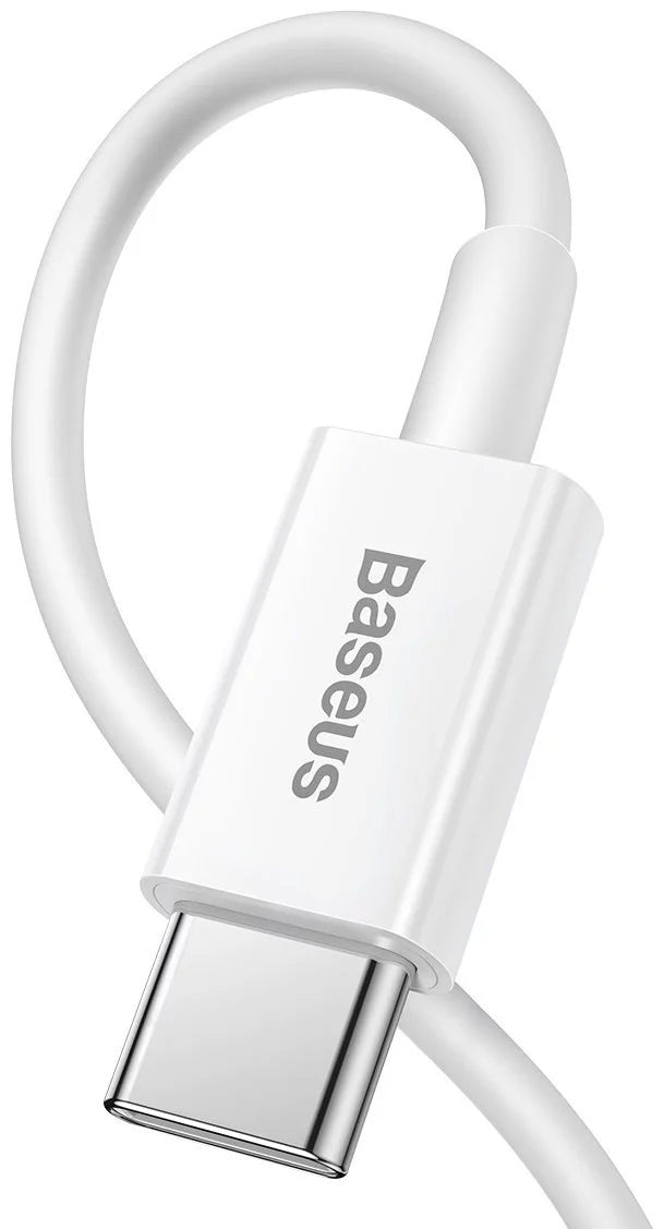 Cavo dati e ricarica USB-C - Lightning Baseus Serie Superior, 20W, 1,5 m, bianco CATLYS-B02