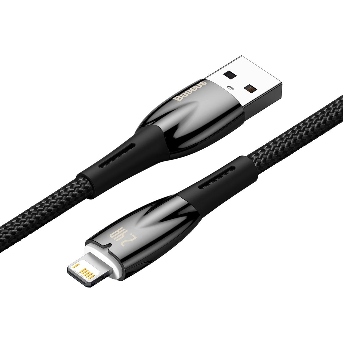 Cavo di ricarica e dati USB-A - Lightning di Baseus Glimmer Series, 20W, 2m, nero