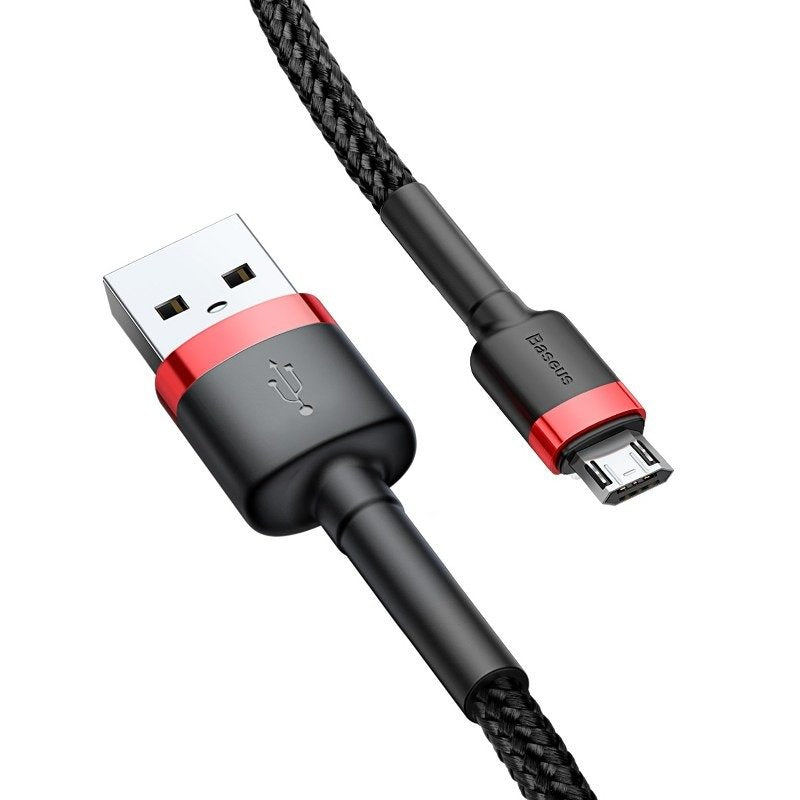 Cavo dati e ricarica USB-A - microUSB Baseus Cafule, 18W, 3m, rosso CAMKLF-H91