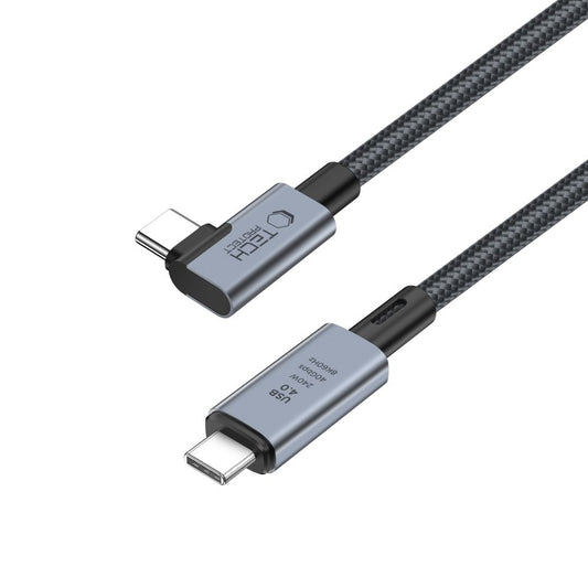 Cavo dati e ricarica USB-C - USB-C Tech-Protect Ultraboost Max L, 240W, 1,5 m, grigio
