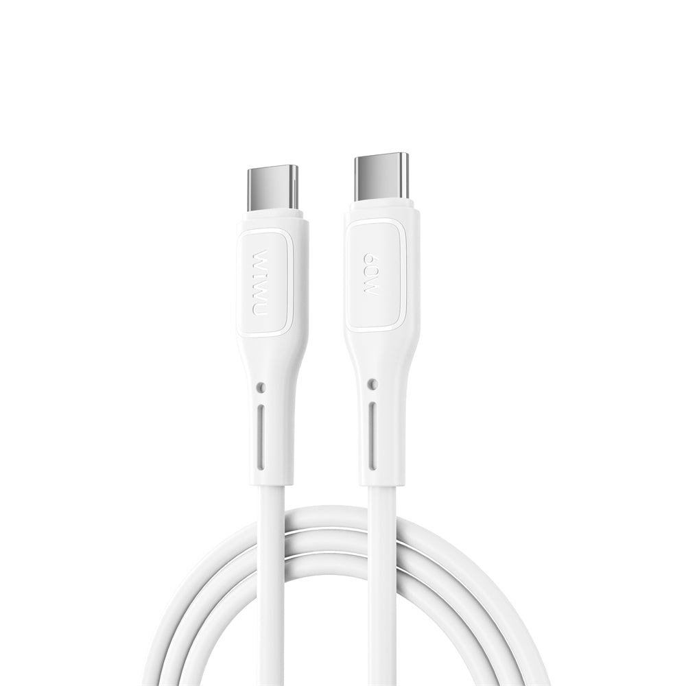 Cavo dati e ricarica USB-C - USB-C WiWu Wi-C043E Starlink, 60W, 1m, bianco