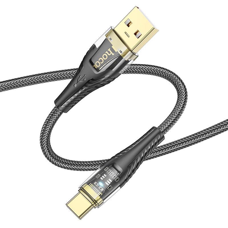 Cavo Dati e Ricarica USB-A - USB-C HOCO U121, 18W, 1.2m, Nero