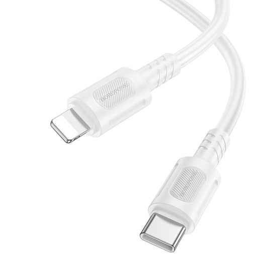 Cavo Dati e Ricarica USB-C - Lightning Borofone BX111 Feliz, 27W, 1m, Bianco