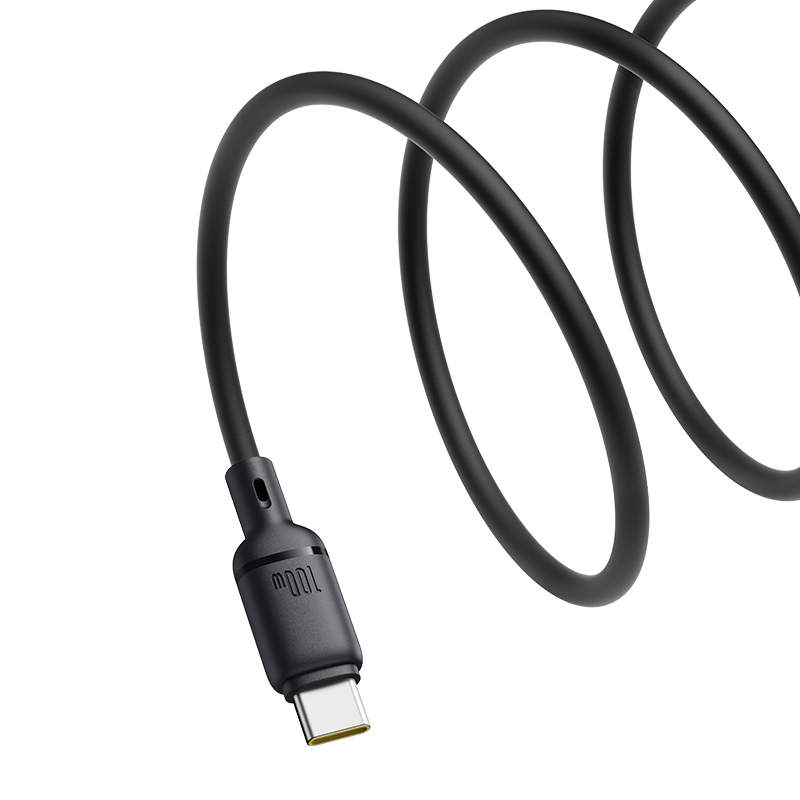 Cavo Dati e Ricarica USB-A - USB-C Baseus Silky, 100W, 1m, Nero P10377703113-00