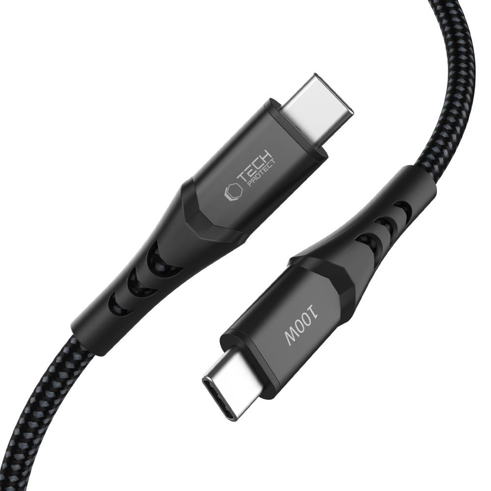 Cavo Dati e Ricarica USB-C - USB-C Tech-Protect UB11T Ultraboost, 100W, 1m, Nero