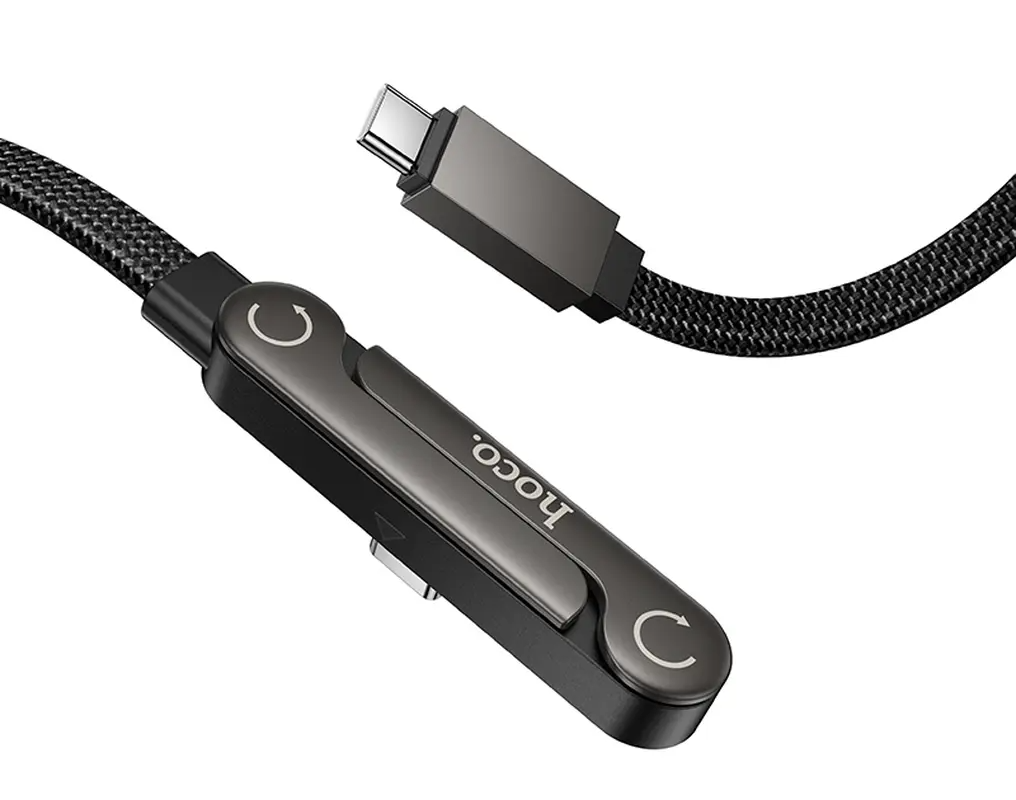 Cavo Dati e Ricarica USB-C - USB-C HOCO U150 Exquisite, 60W, 1,2m, Nero