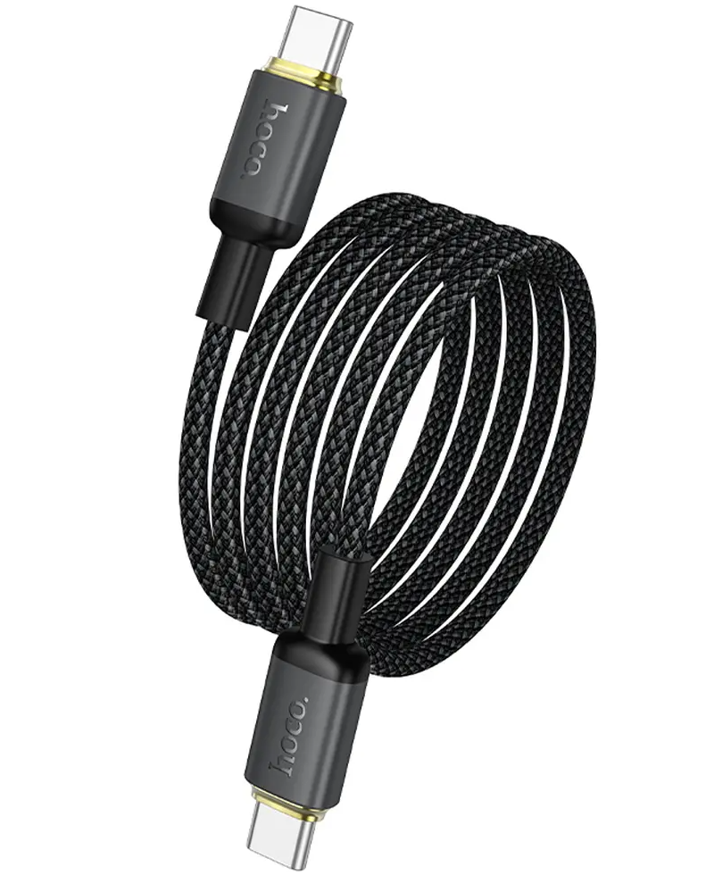 Cavo Dati e Ricarica USB-C - USB-C HOCO X128 Benefit, 60W, 1m, Nero