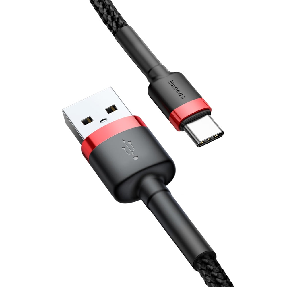 Cavo Dati e Ricarica USB-A - USB-C Baseus Cafule, 60W, 1m, Rosso CATKLF-B91