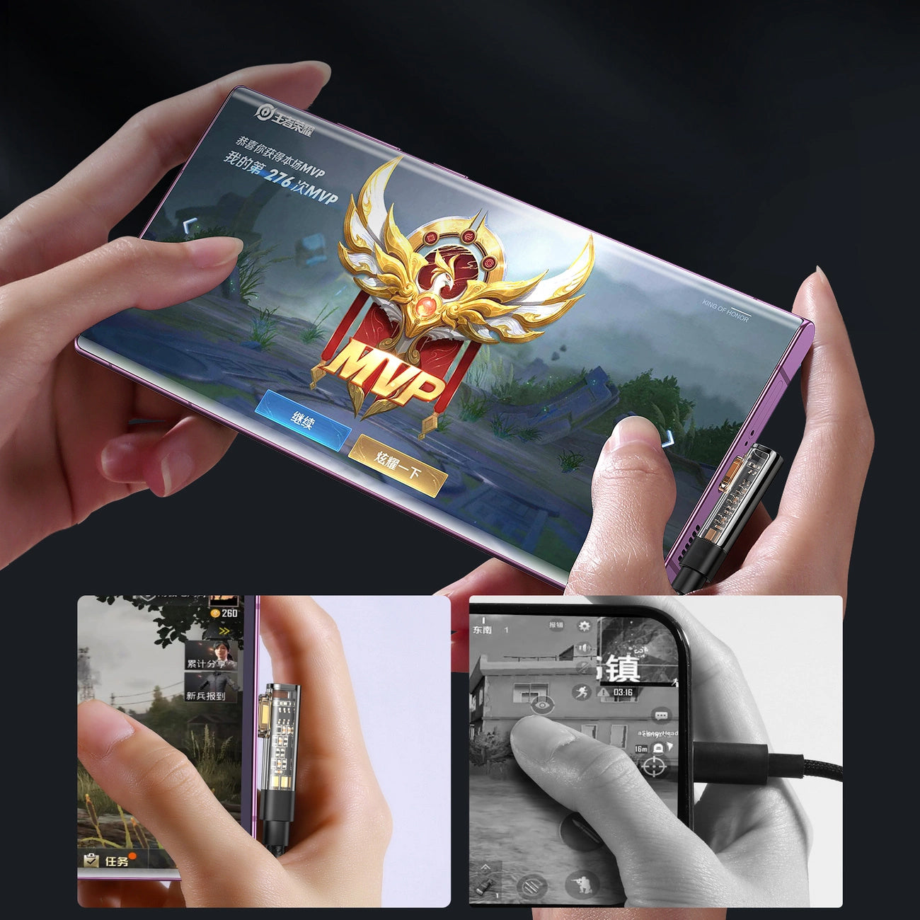 Cavo Dati e Ricarica USB-C - USB-C Joyroom S-CC100A6 Angled, 100W, 1.2m, Nero