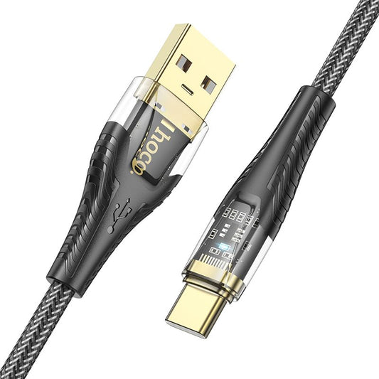 Cavo Dati e Ricarica USB-A - USB-C HOCO U121, 18W, 1.2m, Nero