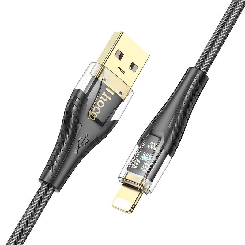 Cavo Dati e Ricarica USB-A - Lightning HOCO U121, 18W, 1.2m, Nero