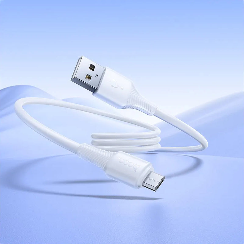 Cavo Dati e Ricarica USB-A - microUSB HOCO X120, 18W, 1m, Bianco