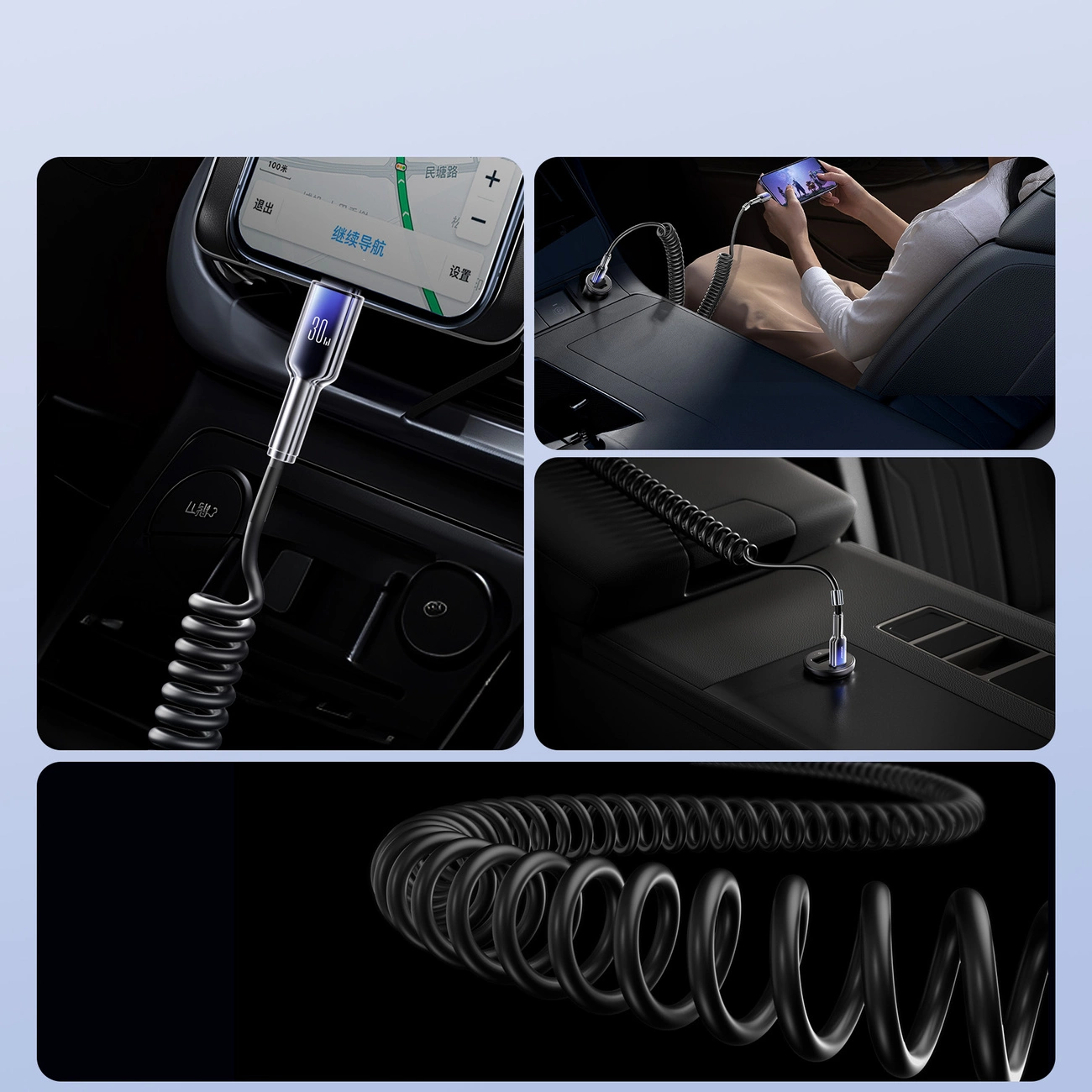 Cavo Dati e Ricarica USB-C - Lightning Joyroom S-A43 Crystal, 30W, 1.5m, Nero