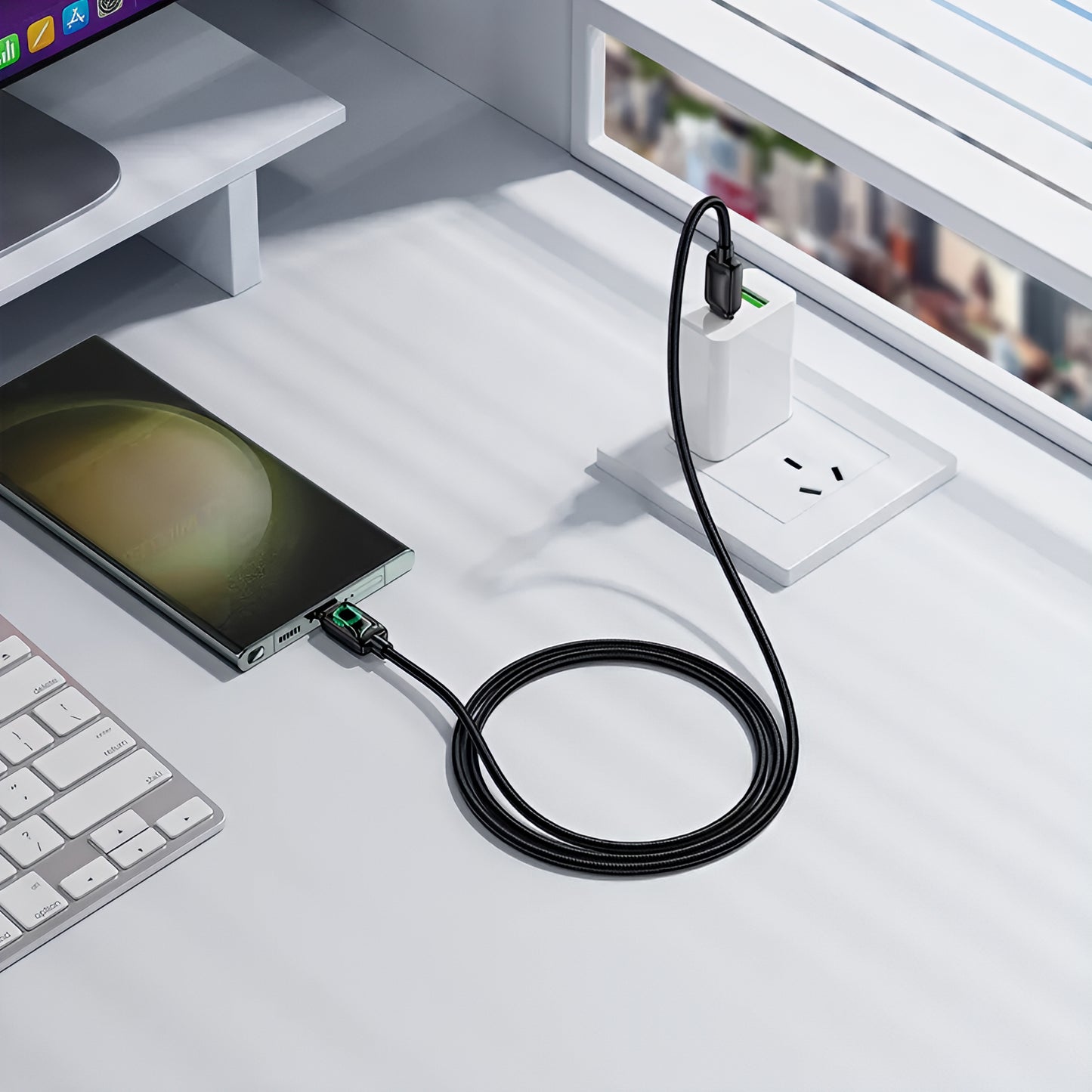 Cavo Dati e Ricarica USB-C - USB-C HOCO U146, 60W, 1.2m, Nero