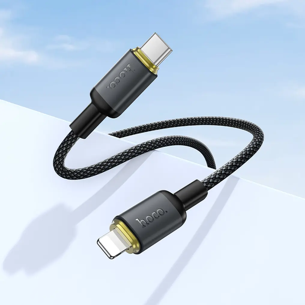 Cavo Dati e Ricarica USB-C - Lightning HOCO X128 Benefit, 30W, 1m, Nero